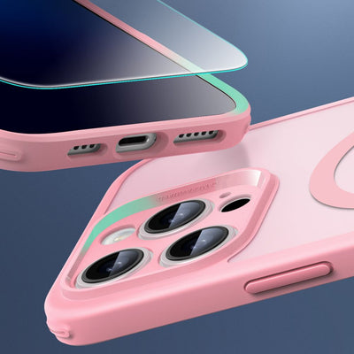 ESR Classic Pro Set Halolock MagSafe Case for iPhone 16 Pro Max - Pink