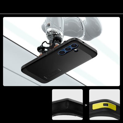 Spigen Tough Armor MagSafe case for Samsung Galaxy S25 - black