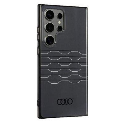 Audi IML Geometric Pattern Case S24 Ultra S928 black/black hardcase AU-IMLS24U-A6/D3-BK