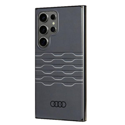 Audi IML Geometric Pattern Case S24 Ultra S928 black/black hardcase AU-IMLS24U-A6/D3-BK