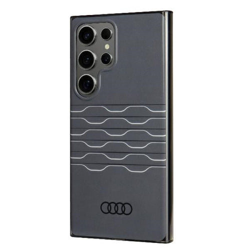 Audi IML Geometric Pattern Case S24 Ultra S928 black/black hardcase AU-IMLS24U-A6/D3-BK