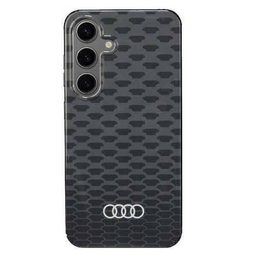 Audi IML Stitching Pattern MagSafe Case S24 S921 black/black hardcase AU-IMLMS24-Q5/D3-BK