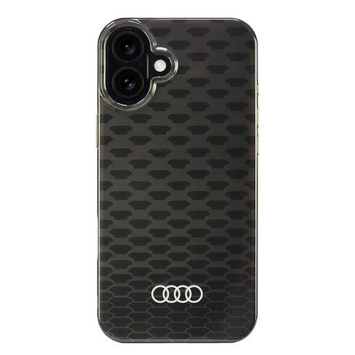 Audi IML Stitching Pattern MagSafe iPhone 16 Plus 6.7" black/black hardcase AU-IMLMIP16M-Q5/D3-BK