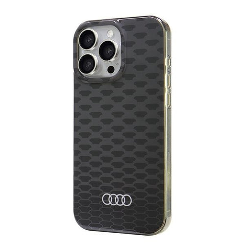 Audi IML Stitching Pattern MagSafe iPhone 16 Pro Max 6.9" black/black hardcase AU-IMLMIP16PM-Q5/D3-BK