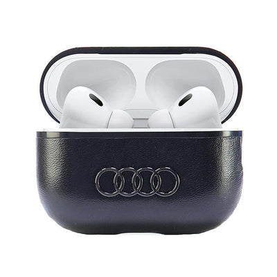 Audi Leather Big Logo AirPods Pro 2 cover black/black AU-APP2-GT/D3-BK
