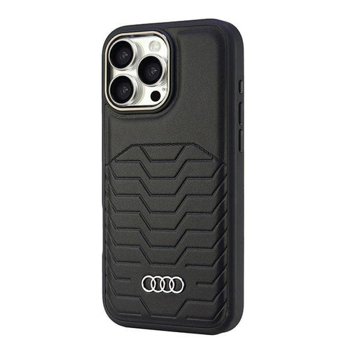 Audi Synthetic Leather MagSafe iPhone 16 Pro Max 6.9" black/black hardcase AU-TPUPCMIP16PM-GT/D3-BK