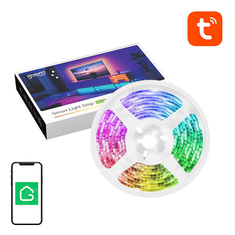 Smart WiFi RGB LED light strip Gosund SL1 (2,8m), Tuya - Product Image 1