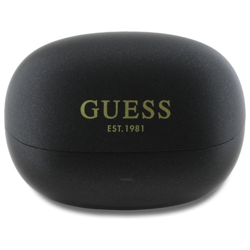 Guess Bluetooth headphones GUTWST88MCTGK TWS + docking station black/black Capsule Printed Logo