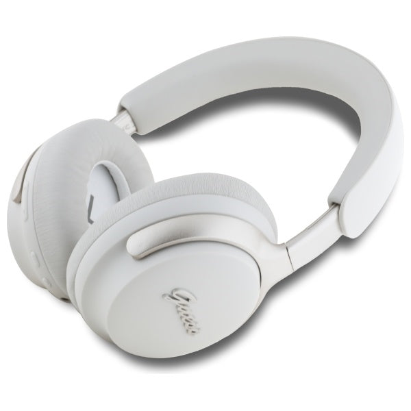 Guess Bluetooth ANC Headphones GUBHC22PSFCSME Beige/Beige Metal Script Logo