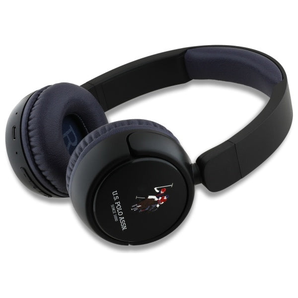US Polo Bluetooth On-Ear Headphones USHPV6PCOV Navy DH Color Logo — U.S. Polo Assn.