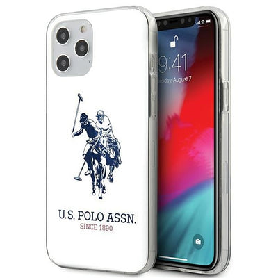 US Polo USHCP12MTPUHRWH iPhone 12/12 Pro 6.1" white Shiny Big Logo — U.S. Polo Assn.