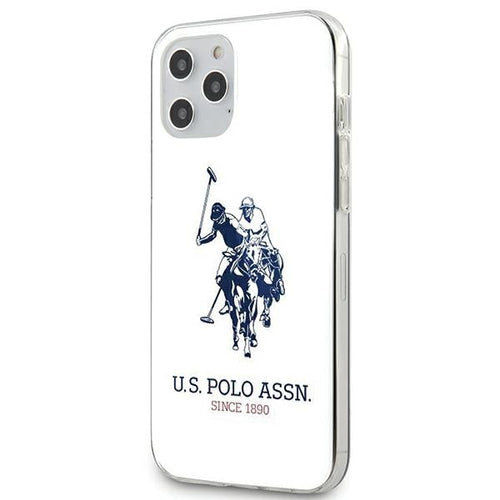US Polo USHCP12MTPUHRWH iPhone 12/12 Pro 6.1" white Shiny Big Logo — U.S. Polo Assn.