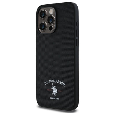 US Polo USHCP15XPARK iPhone 15 Pro Max 6.7" black/black Printed DH Logo — U.S. Polo Assn.