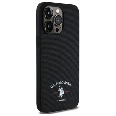 US Polo USHCP15XPARK iPhone 15 Pro Max 6.7" black/black Printed DH Logo — U.S. Polo Assn.