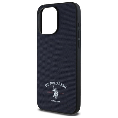 US Polo USHCP15XPARV iPhone 15 Pro Max 6.7" Navy Printed DH Logo — U.S. Polo Assn.