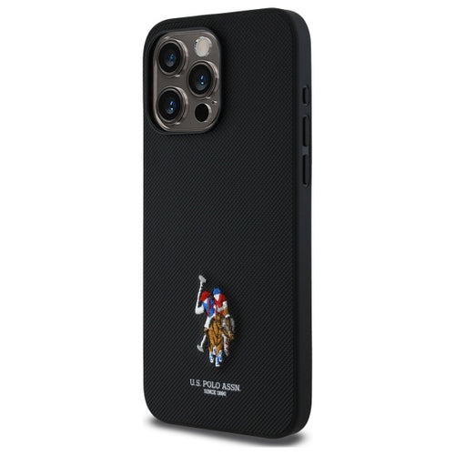 US Polo USHCP15XPEMK iPhone 15 Pro Max 6.7" black/black Embroidered DH Color — U.S. Polo Assn.
