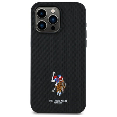 US Polo USHCP15XPEMK iPhone 15 Pro Max 6.7" black/black Embroidered DH Color — U.S. Polo Assn.
