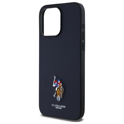 US Polo USHCP15XPEMV iPhone 15 Pro Max 6.7" Navy Embroidered DH Color — U.S. Polo Assn.