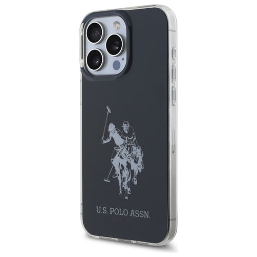US Polo USHCP15XTPUHRBK iPhone 15 Pro Max 6.7" black/black Shiny Big Logo — U.S. Polo Assn.