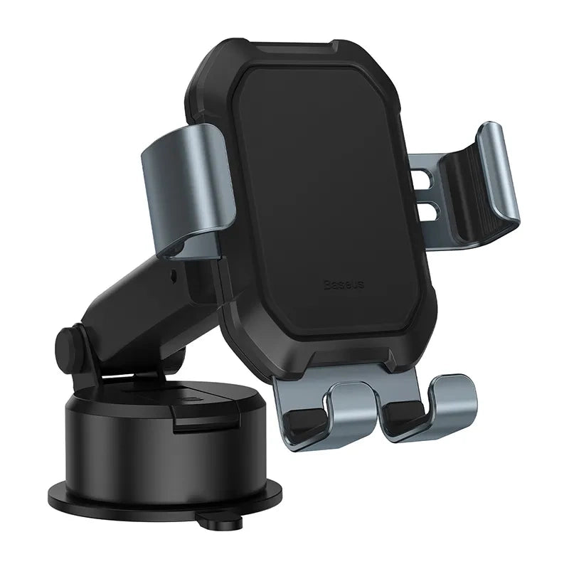 Gravity car mount for Baseus Tank phone with suction cup (black) - Product Image 1