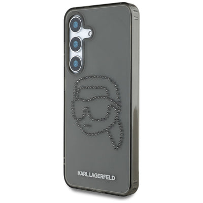Case Karl Lagerfeld Rhinestones Karl Head Logo Samsung Galaxy S25 black