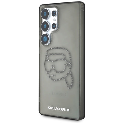 Case Karl Lagerfeld Rhinestones Karl Head Logo Samsung Galaxy S25 Ultra black