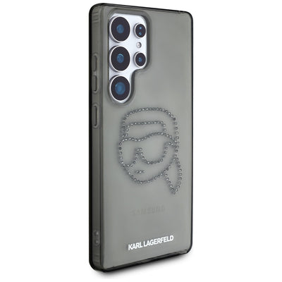 Case Karl Lagerfeld Rhinestones Karl Head Logo Samsung Galaxy S25 Ultra black