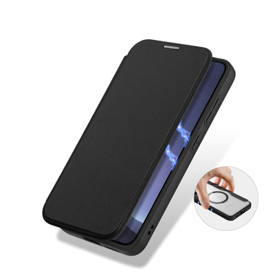 Dux Ducis Skin X Pro case for Samsung Galaxy S25 with MagSafe and wallet - black