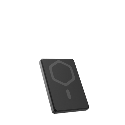 UAG Ultra Slim 5K 5000 mAh Powerbank with 10W Stand MagSafe Compatible USB-C Cable - Black/Gray