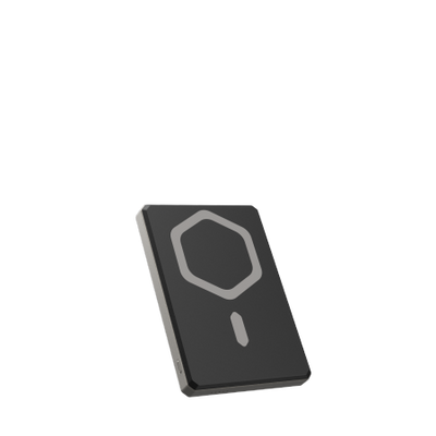 Powerbank UAG Ultra Slim 5K 5000 mAh with stand 10W USB-C cable compatible with MagSafe - titanium