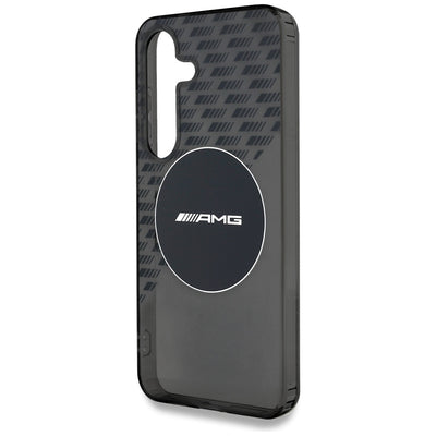 AMG Transparent Rhombs MagSafe Case for Samsung Galaxy S25 - Black — Mercedes