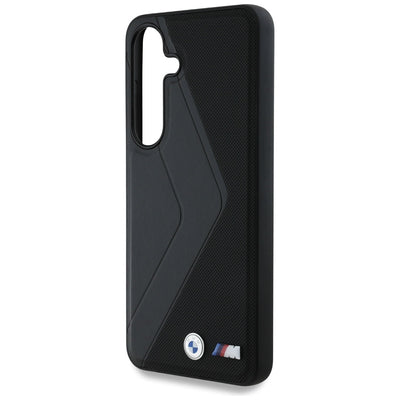 BMW Leather Oversized Stripes MagSafe case for Samsung Galaxy S25 - black
