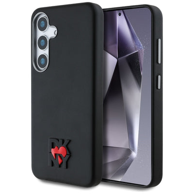 DKNY Leather Heart of NY Case for Samsung Galaxy S25 - Black