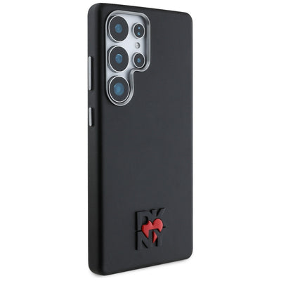 DKNY Leather Heart of NY Case for Samsung Galaxy S25 Ultra - Black
