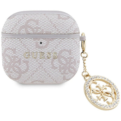 Guess 4G Strass Charm Case for AirPods 4 - Pink