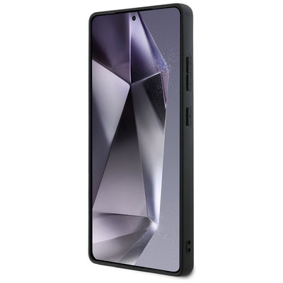 Mercedes Leather Debossed Lines MagSafe case for Samsung Galaxy S25 Ultra - black