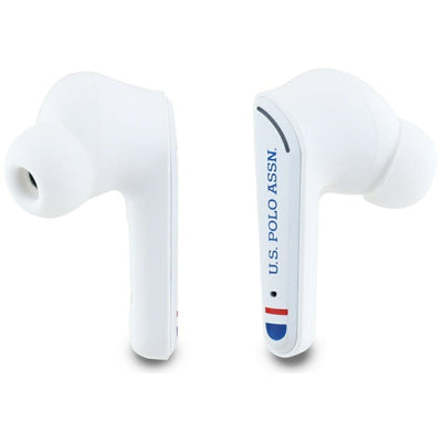 TWS US Polo DH Logo Bluetooth Headphones - White — U.S. Polo Assn.