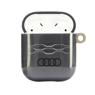 Audi IML Geometric Pattern Case for AirPods 1 / 2 - Gray