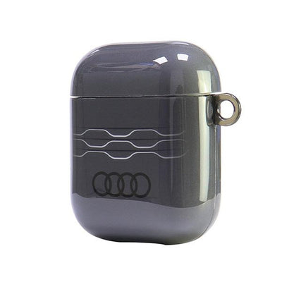 Audi IML Geometric Pattern Case for AirPods 1 / 2 - Gray