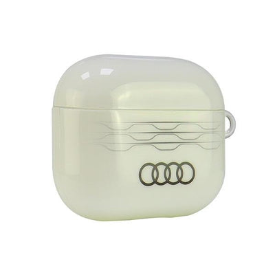 Audi IML Geometric Pattern AirPods 3 Case - White