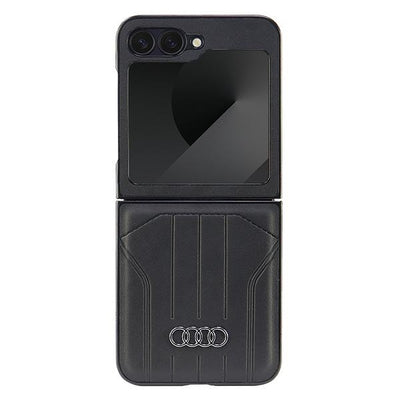 Audi Synthetic Leather MagSafe Case for Samsung Galaxy Z Flip 6 - Black