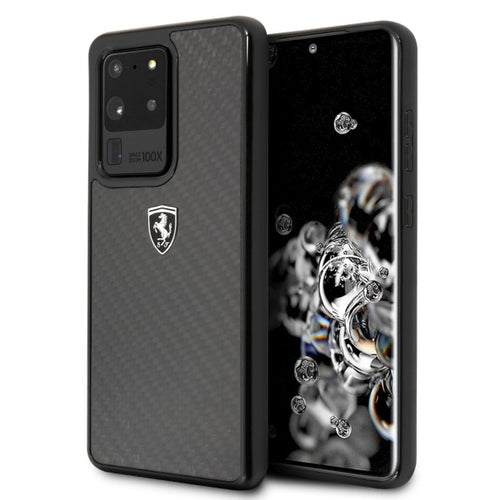 Ferrari Carbon Heritage Case for Samsung Galaxy S20 Ultra - Black