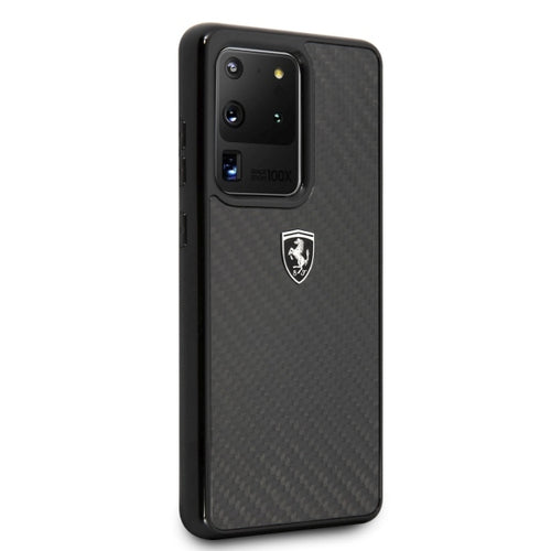 Ferrari Carbon Heritage Case for Samsung Galaxy S20 Ultra - Black
