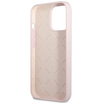 Guess Silicone Triangle Case for iPhone 13 Pro / 13 6.1" - Purple