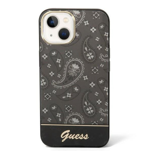 Guess Bandana Paisley Case for iPhone 14 / 15 / 13 6.1" - Black