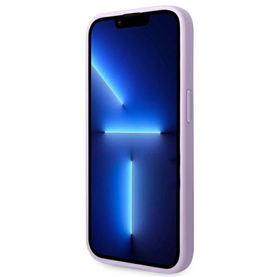 Guess Saffiano Strap Case for iPhone 14 Pro Max 6.7" - Purple