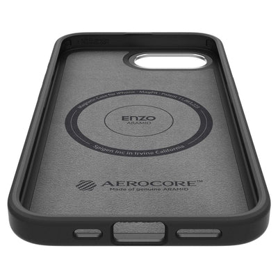Spigen Enzo Aramid MagSafe iPhone 16e Case - Black