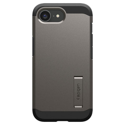 Spigen Tough Armor Case with MagSafe for iPhone 16e with Stand - Gray