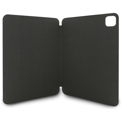 Karl Lagerfeld Saffiano Magnetic Karl & Choupette iPad Pro 11" 2024 Book Cover Case - Black