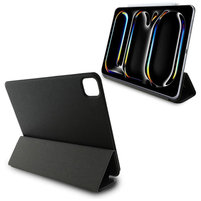 Karl Lagerfeld Saffiano Magnetic Karl & Choupette iPad Pro 11" 2024 Book Cover Case - Black